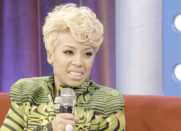 Keyshia Cole Holding Mic-SW1036