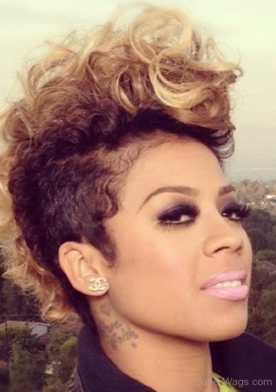 Keyshia Cole Stylish Hairstyle-SW1082