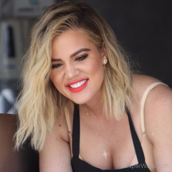 Khloe Kardashian Red Lips-SW1080