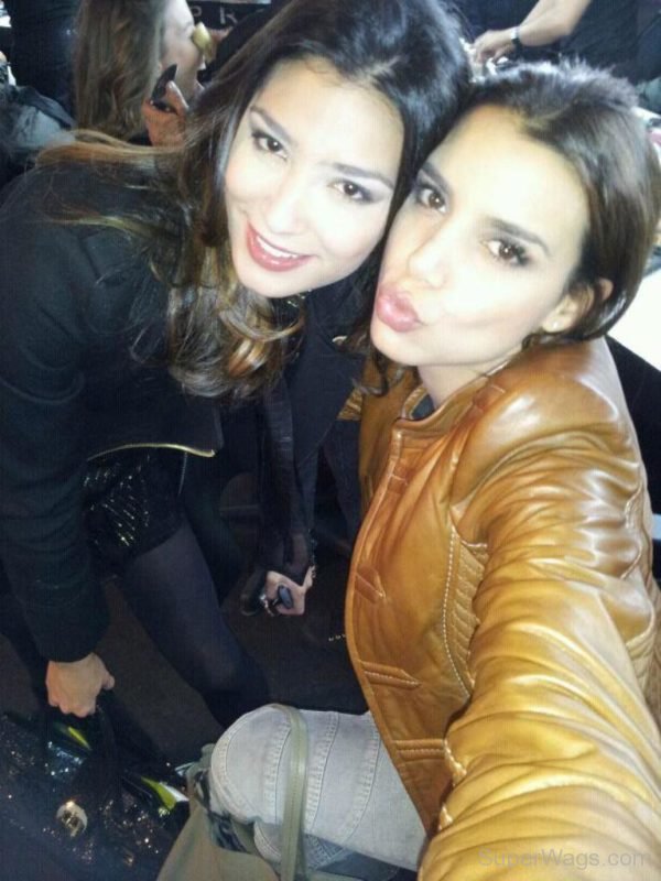 Nawal Ayoub With Her Friend-SW127