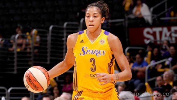 Candace Parker Playing Basketball-SW1067