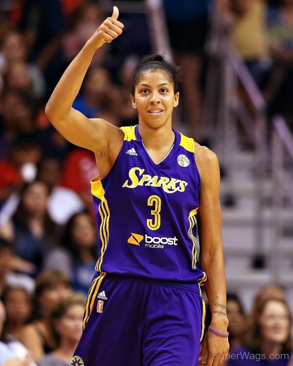 Candace Parker Showing Thumb-SW1072